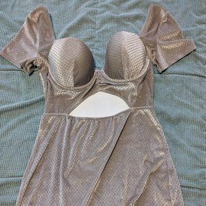 La Senza - Cream and glitter dress